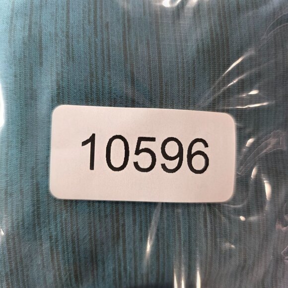 Mens Reebok Heathered Teal Active T Shirt Short Sleeve Polyester Stretch Size XL - Picture 7 of 8